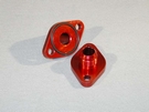 BBC W/P PORT ADAPTERS -12AN MALE-PR/RED